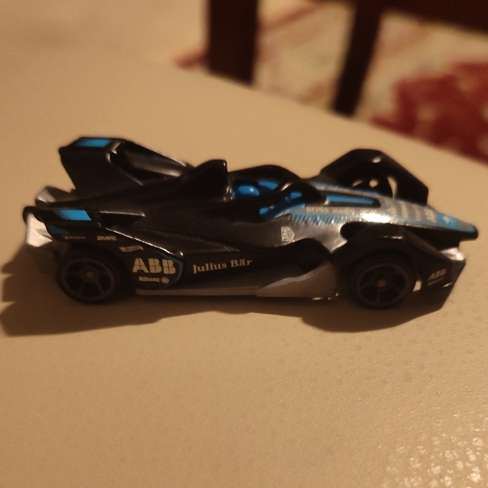 Mattel Formula E Racing Car - Black and Blue